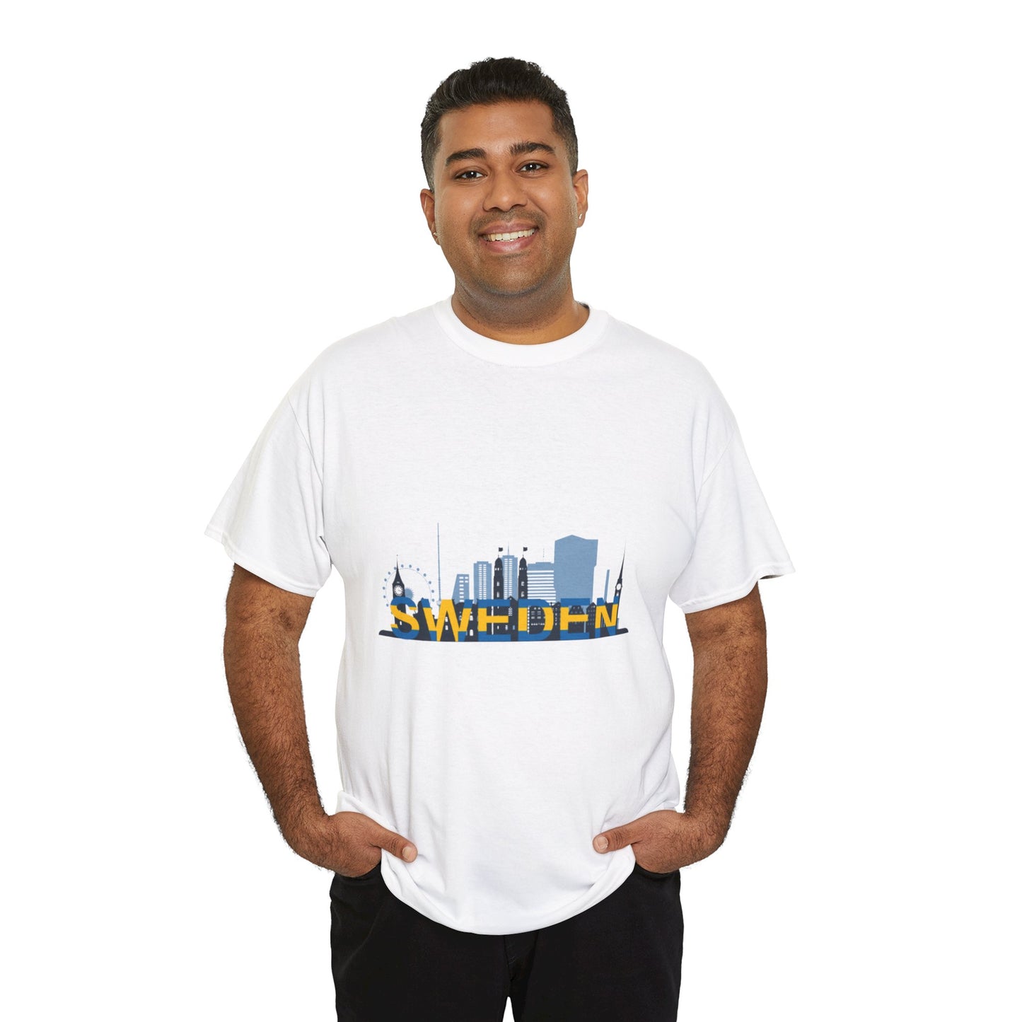 Sweden Skyline – Nordic Vibes Tee
