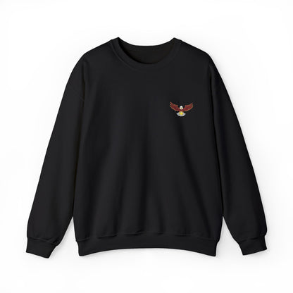 Stylish Eagle Embroidered Unisex Crewneck Sweatshirt