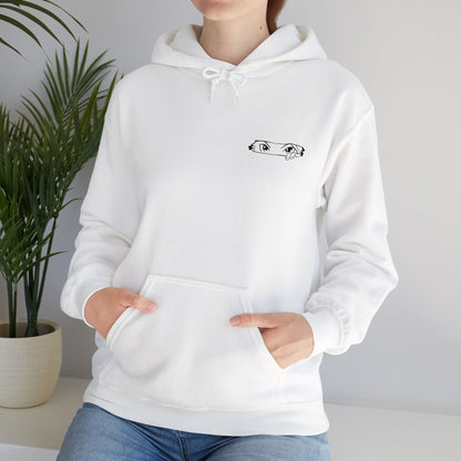Embroidery anime design Unisex Hoodie