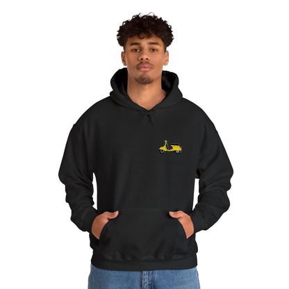 Embroidery Scooter Design Unisex Hoodie
